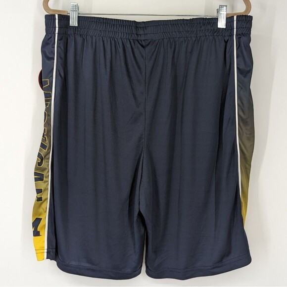 Men's Colosseum Navy Michigan Wolverines Lazarus Shorts Yellow 3XL NWT - Picture 6 of 15